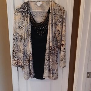 Leopard Print Women's Sweater